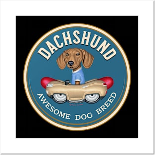 Dachshund Awesome Dog Breed Posters and Art